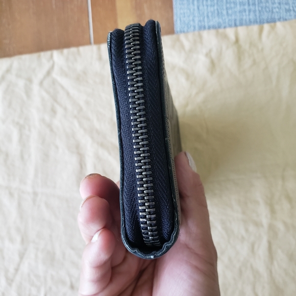 Authentic Louis Vuitton Damier Infini Zippy Black Long Wallet unisex - Picture 11 of 12